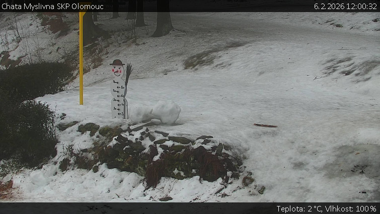 Chata Myslivna SKP Olomouc - Běžecký lyžařský areál Nová Ves - horní část - 6.2.2026 v 12:00
