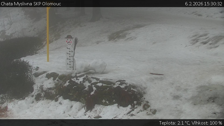 Chata Myslivna SKP Olomouc - Běžecký lyžařský areál Nová Ves - horní část - 6.2.2026 v 15:30