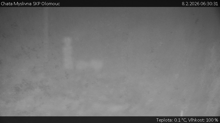 Chata Myslivna SKP Olomouc - Běžecký lyžařský areál Nová Ves - horní část - 8.2.2026 v 06:30