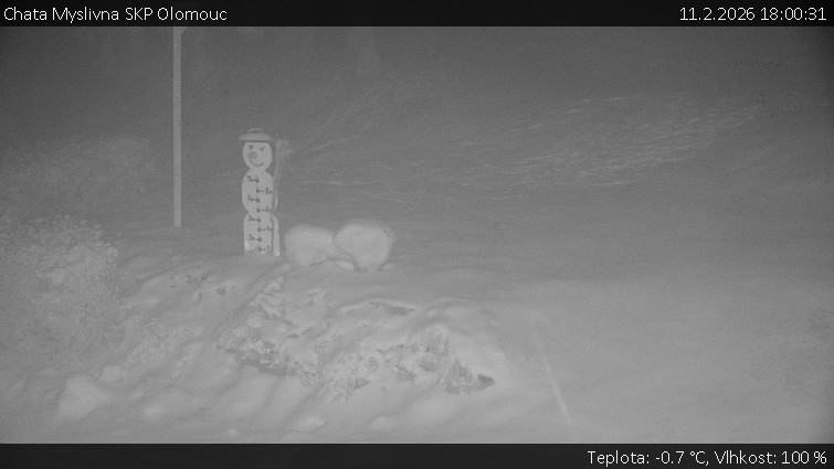 Chata Myslivna SKP Olomouc - Běžecký lyžařský areál Nová Ves - horní část - 11.2.2026 v 18:00