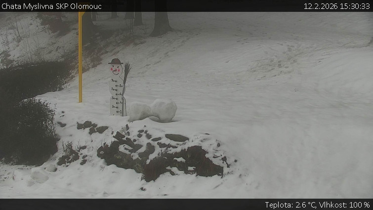 Chata Myslivna SKP Olomouc - Běžecký lyžařský areál Nová Ves - horní část - 12.2.2026 v 15:30