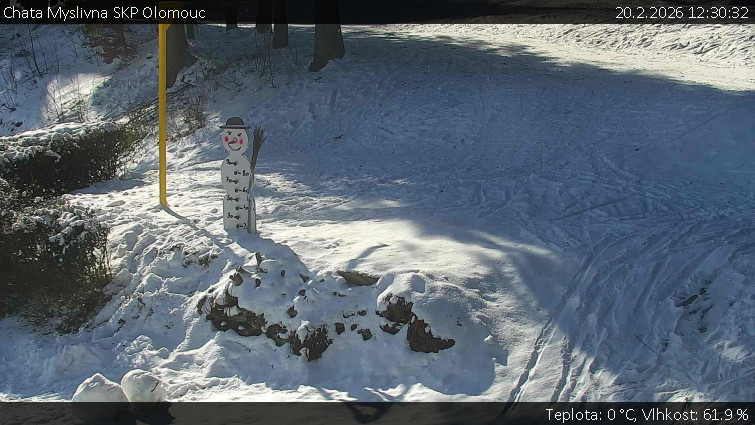 Chata Myslivna SKP Olomouc - Běžecký lyžařský areál Nová Ves - horní část - 20.2.2026 v 12:30