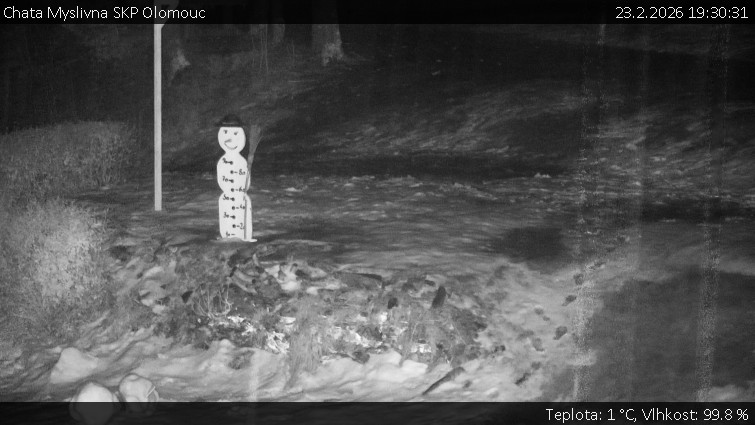 Chata Myslivna SKP Olomouc - Běžecký lyžařský areál Nová Ves - horní část - 23.2.2026 v 19:30