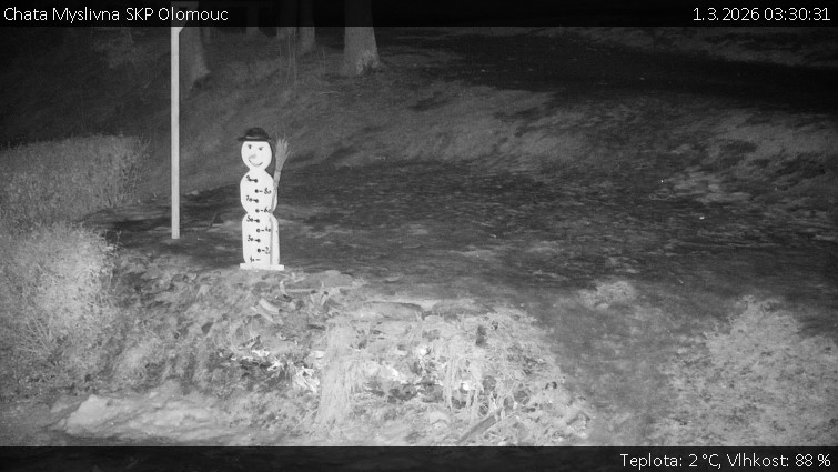 Chata Myslivna SKP Olomouc - Běžecký lyžařský areál Nová Ves - horní část - 1.3.2026 v 03:30