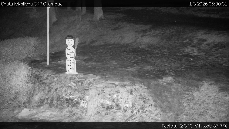 Chata Myslivna SKP Olomouc - Běžecký lyžařský areál Nová Ves - horní část - 1.3.2026 v 05:00