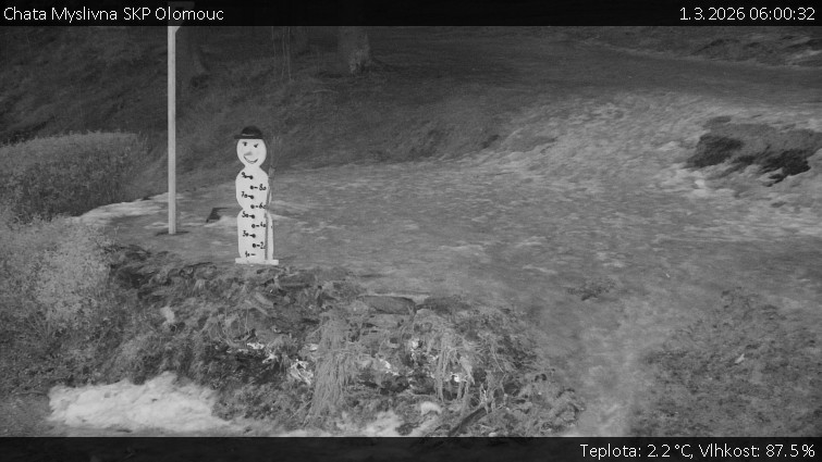 Chata Myslivna SKP Olomouc - Běžecký lyžařský areál Nová Ves - horní část - 1.3.2026 v 06:00