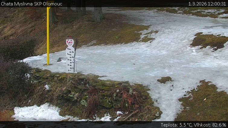 Chata Myslivna SKP Olomouc - Běžecký lyžařský areál Nová Ves - horní část - 1.3.2026 v 12:00