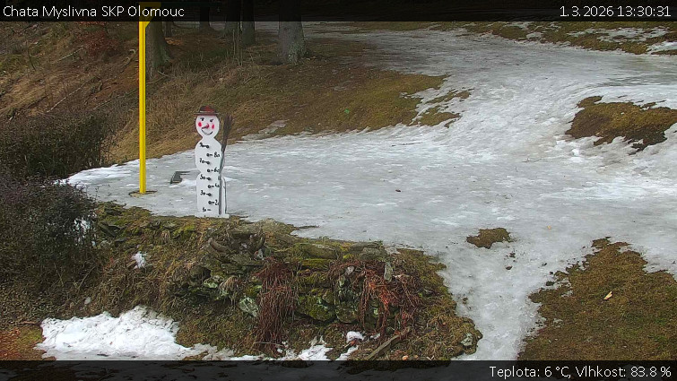 Chata Myslivna SKP Olomouc - Běžecký lyžařský areál Nová Ves - horní část - 1.3.2026 v 13:30