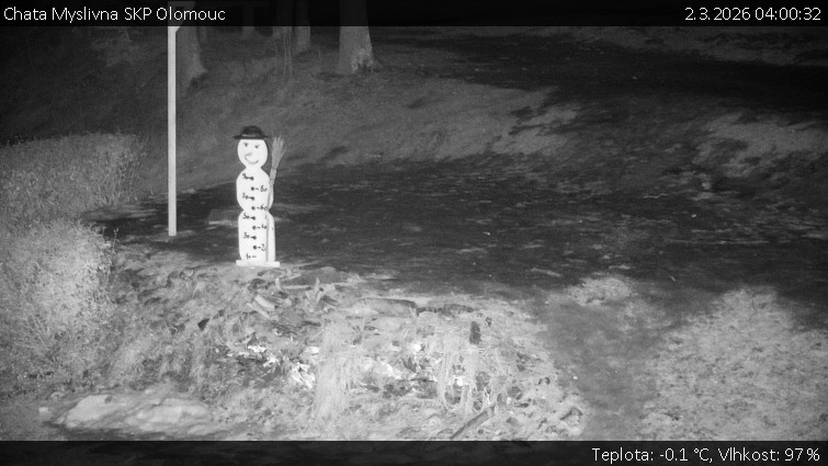 Chata Myslivna SKP Olomouc - Běžecký lyžařský areál Nová Ves - horní část - 2.3.2026 v 04:00