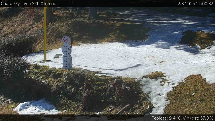 Chata Myslivna SKP Olomouc - Běžecký lyžařský areál Nová Ves - horní část - 2.3.2026 v 11:00