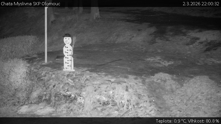 Chata Myslivna SKP Olomouc - Běžecký lyžařský areál Nová Ves - horní část - 2.3.2026 v 22:00