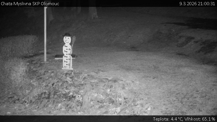 Chata Myslivna SKP Olomouc - Běžecký lyžařský areál Nová Ves - horní část - 9.3.2026 v 21:00