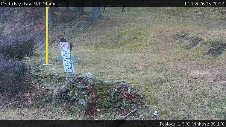Chata Myslivna SKP Olomouc - Běžecký lyžařský areál Nová Ves - horní část - 17.3.2026 v 16:00