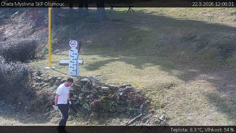 Chata Myslivna SKP Olomouc - Běžecký lyžařský areál Nová Ves - horní část - 22.3.2026 v 12:00