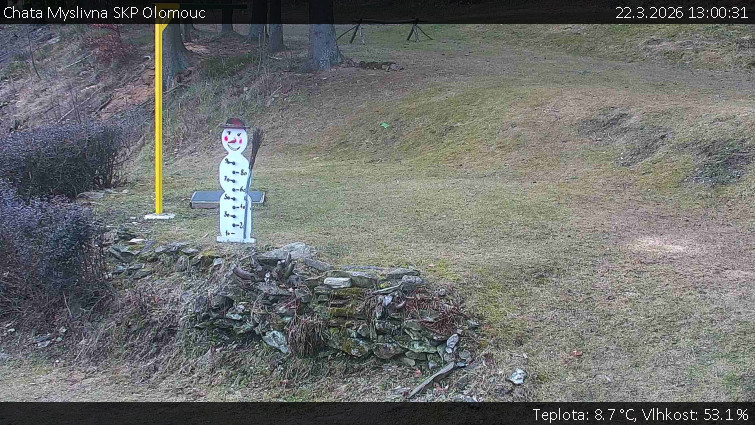 Chata Myslivna SKP Olomouc - Běžecký lyžařský areál Nová Ves - horní část - 22.3.2026 v 13:00