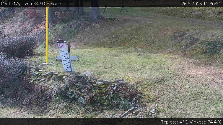 Chata Myslivna SKP Olomouc - Běžecký lyžařský areál Nová Ves - horní část - 26.3.2026 v 11:30