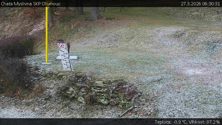 Chata Myslivna SKP Olomouc - Běžecký lyžařský areál Nová Ves - horní část - 27.3.2026 v 06:30