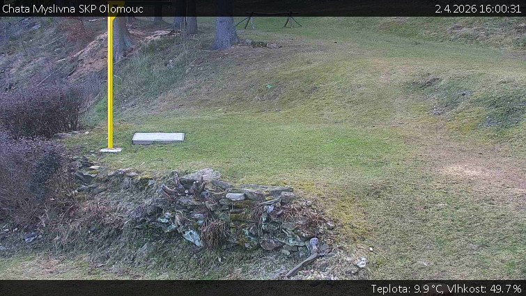 Chata Myslivna SKP Olomouc - Běžecký lyžařský areál Nová Ves - horní část - 2.4.2026 v 16:00