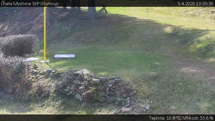 Chata Myslivna SKP Olomouc - Běžecký lyžařský areál Nová Ves - horní část - 5.4.2026 v 13:30