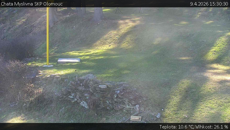 Chata Myslivna SKP Olomouc - Běžecký lyžařský areál Nová Ves - horní část - 9.4.2026 v 15:30