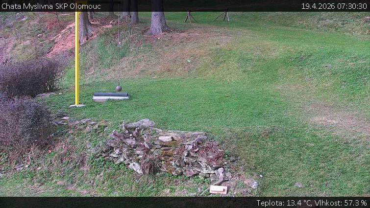 Chata Myslivna SKP Olomouc - Běžecký lyžařský areál Nová Ves - horní část - 19.4.2026 v 07:30