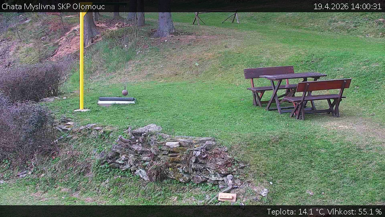 Chata Myslivna SKP Olomouc - Běžecký lyžařský areál Nová Ves - horní část - 19.4.2026 v 14:00