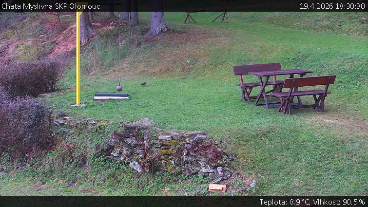 Chata Myslivna SKP Olomouc - Běžecký lyžařský areál Nová Ves - horní část - 19.4.2026 v 18:30