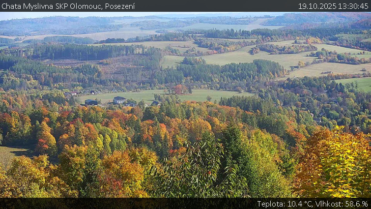 Chata Myslivna SKP Olomouc - Posezení - 19.10.2025 v 13:30 Chata Myslivna SKP Olomouc - Posezení - 19.10.2025 v 13:30