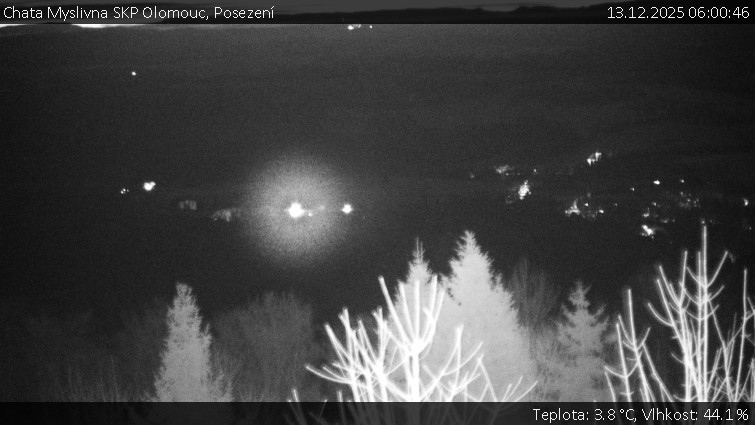 Chata Myslivna SKP Olomouc - Posezení - 13.12.2025 v 06:00