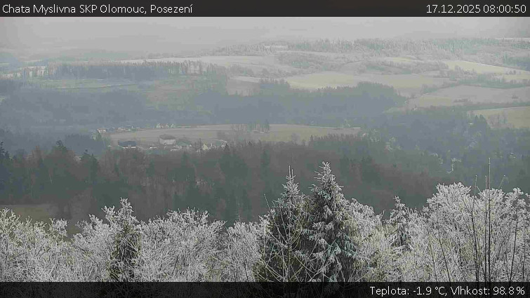 Chata Myslivna SKP Olomouc - Posezení - 17.12.2025 v 08:00