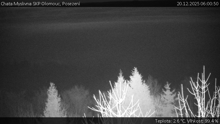 Chata Myslivna SKP Olomouc - Posezení - 20.12.2025 v 06:00