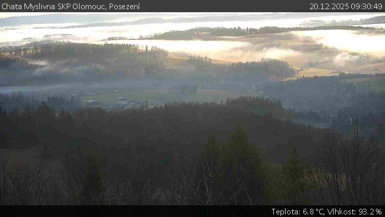 Chata Myslivna SKP Olomouc - Posezení - 20.12.2025 v 09:30