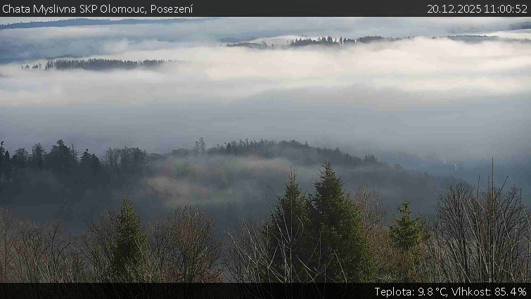 Chata Myslivna SKP Olomouc - Posezení - 20.12.2025 v 11:00