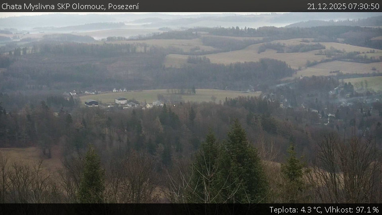 Chata Myslivna SKP Olomouc - Posezení - 21.12.2025 v 07:30