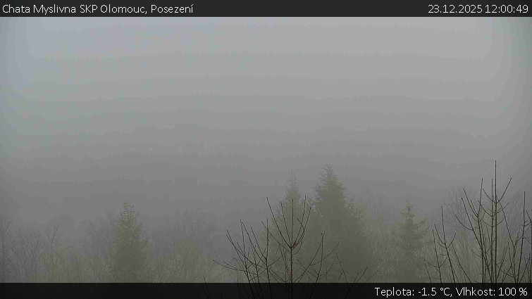 Chata Myslivna SKP Olomouc - Posezení - 23.12.2025 v 12:00