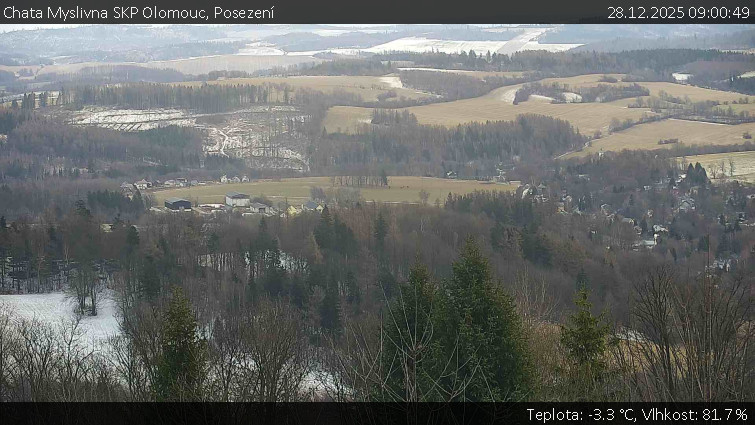 Chata Myslivna SKP Olomouc - Posezení - 28.12.2025 v 09:00