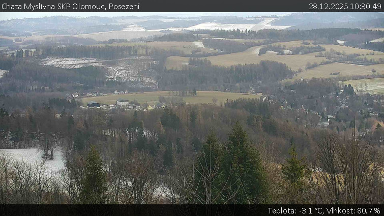 Chata Myslivna SKP Olomouc - Posezení - 28.12.2025 v 10:30