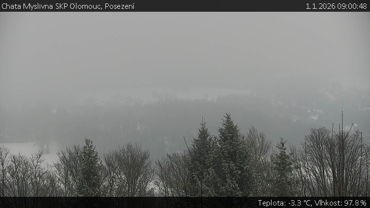 Chata Myslivna SKP Olomouc - Posezení - 1.1.2026 v 09:00