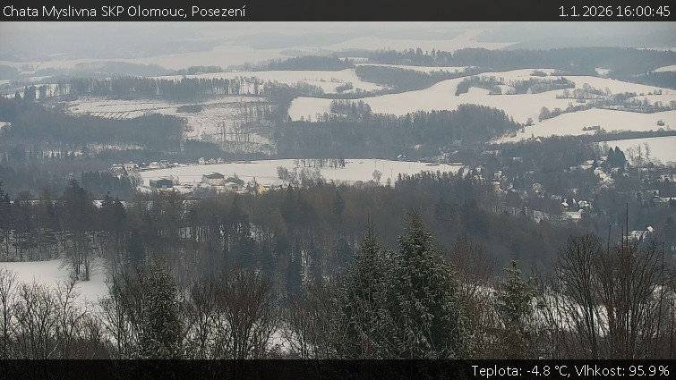 Chata Myslivna SKP Olomouc - Posezení - 1.1.2026 v 16:00