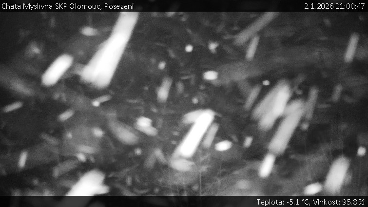 Chata Myslivna SKP Olomouc - Posezení - 2.1.2026 v 21:00