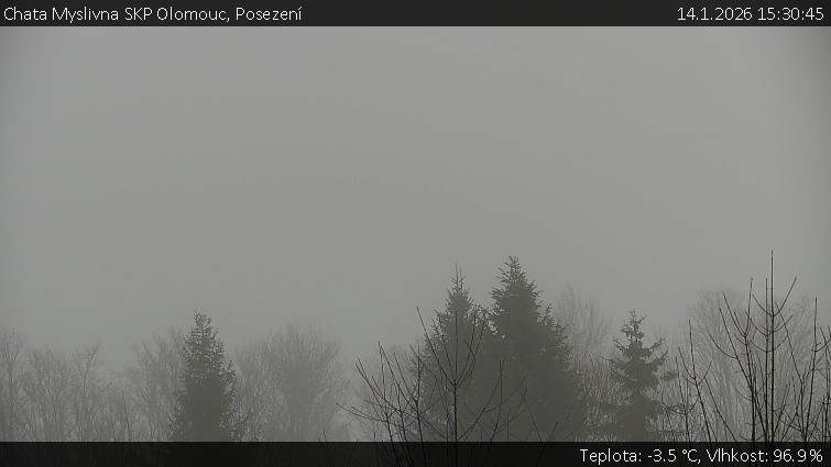 Chata Myslivna SKP Olomouc - Posezení - 14.1.2026 v 15:30