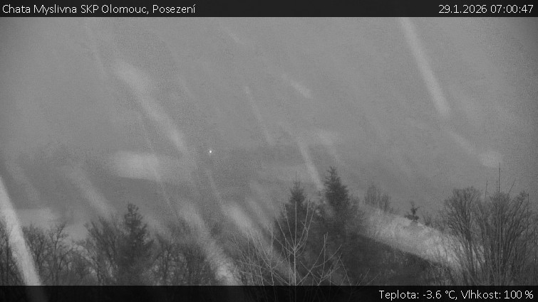 Chata Myslivna SKP Olomouc - Posezení - 29.1.2026 v 07:00