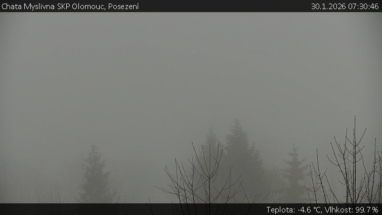 Chata Myslivna SKP Olomouc - Posezení - 30.1.2026 v 07:30