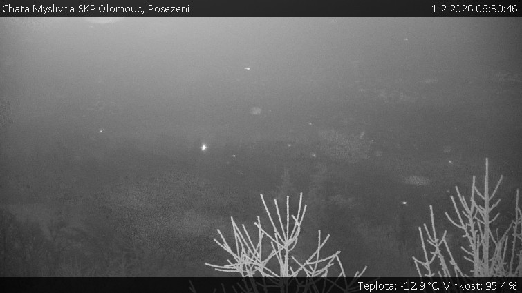 Chata Myslivna SKP Olomouc - Posezení - 1.2.2026 v 06:30