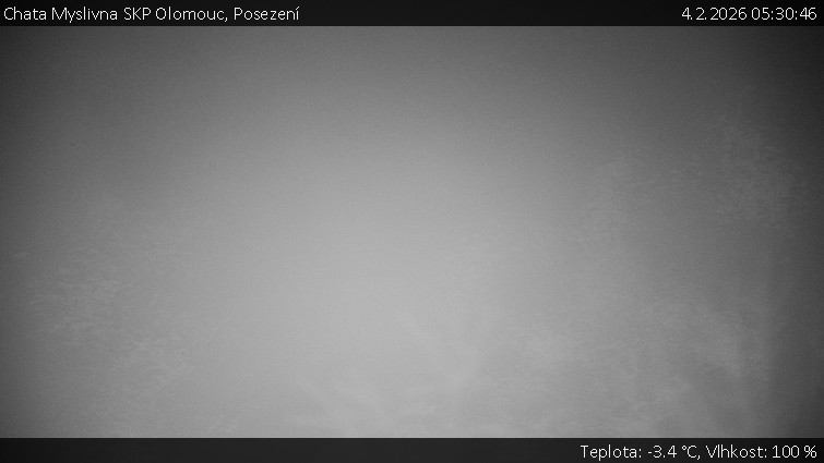Chata Myslivna SKP Olomouc - Posezení - 4.2.2026 v 05:30