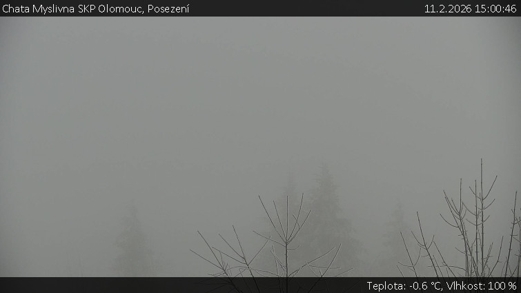 Chata Myslivna SKP Olomouc - Posezení - 11.2.2026 v 15:00