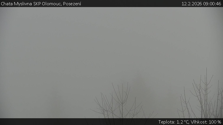 Chata Myslivna SKP Olomouc - Posezení - 12.2.2026 v 09:00
