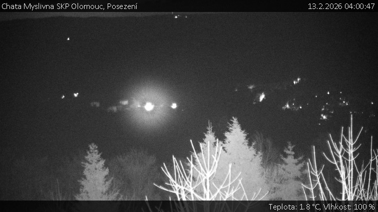 Chata Myslivna SKP Olomouc - Posezení - 13.2.2026 v 04:00