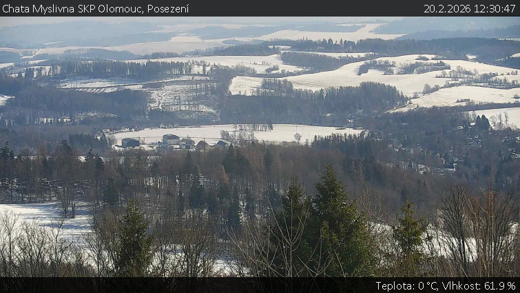 Chata Myslivna SKP Olomouc - Posezení - 20.2.2026 v 12:30