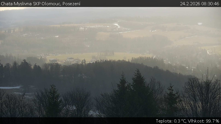 Chata Myslivna SKP Olomouc - Posezení - 24.2.2026 v 08:30